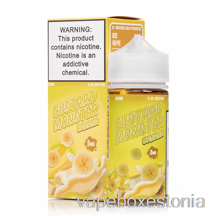 Vape Box Estonia Banaan - Vanillikaste Monster - 100ml 0mg